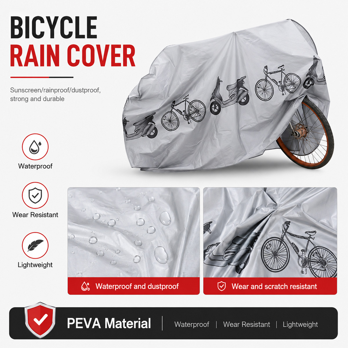 PINMOAP Universal Bicycle Rain - Cyclo Gear 评论和价格