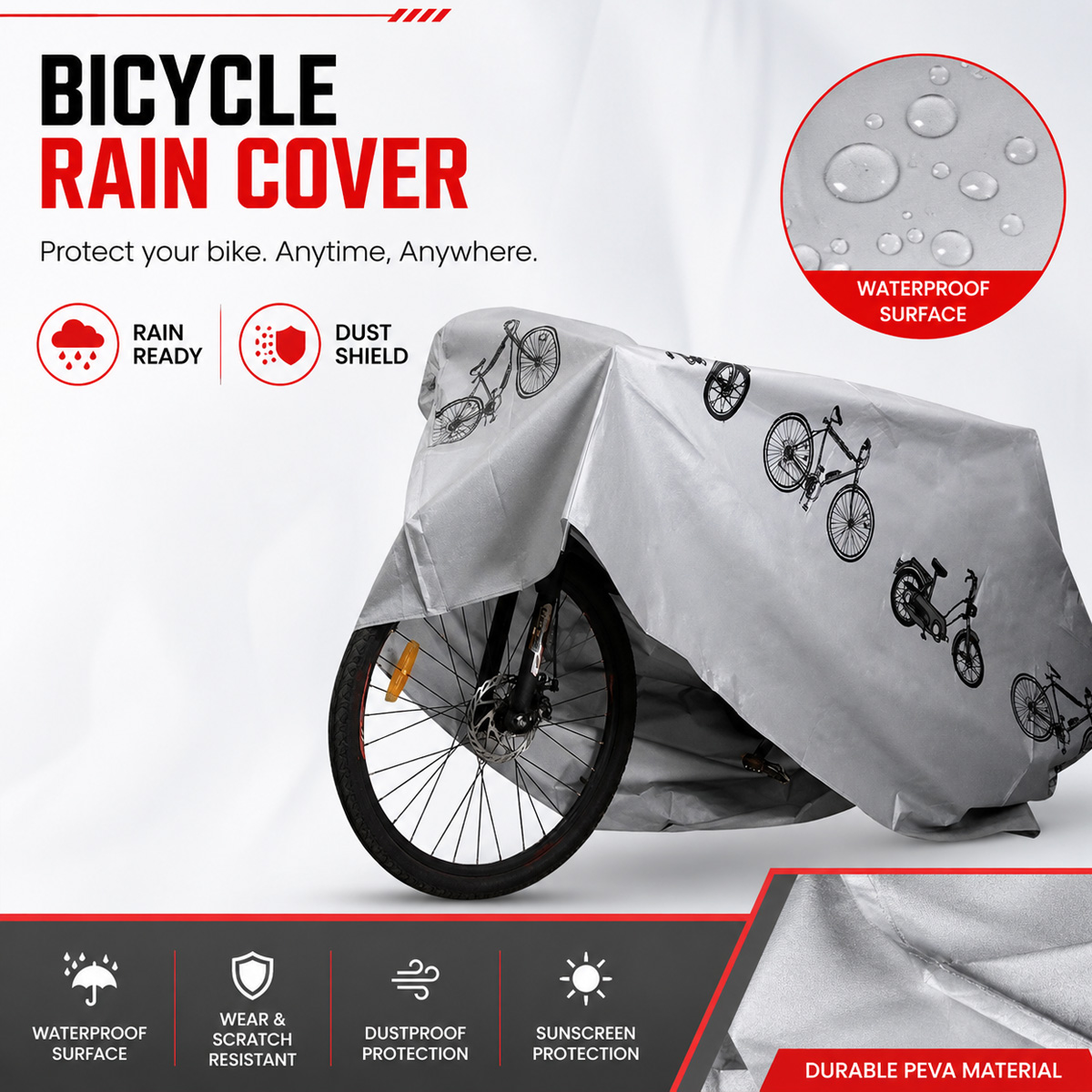 PINMOAP Universal Bicycle Rain - Cyclo Gear 评论和价格