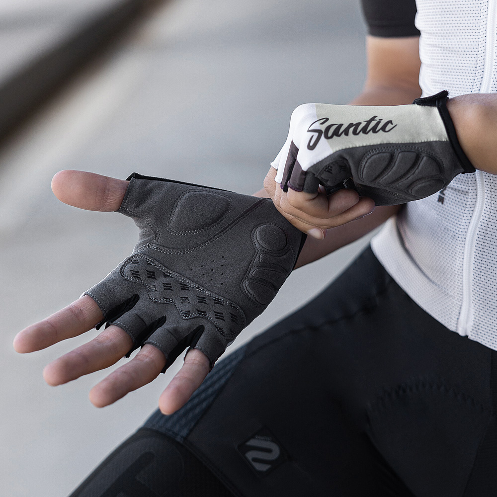 Santic Unisex Half Cycling Glo - Cyclo Gear 评论和价格