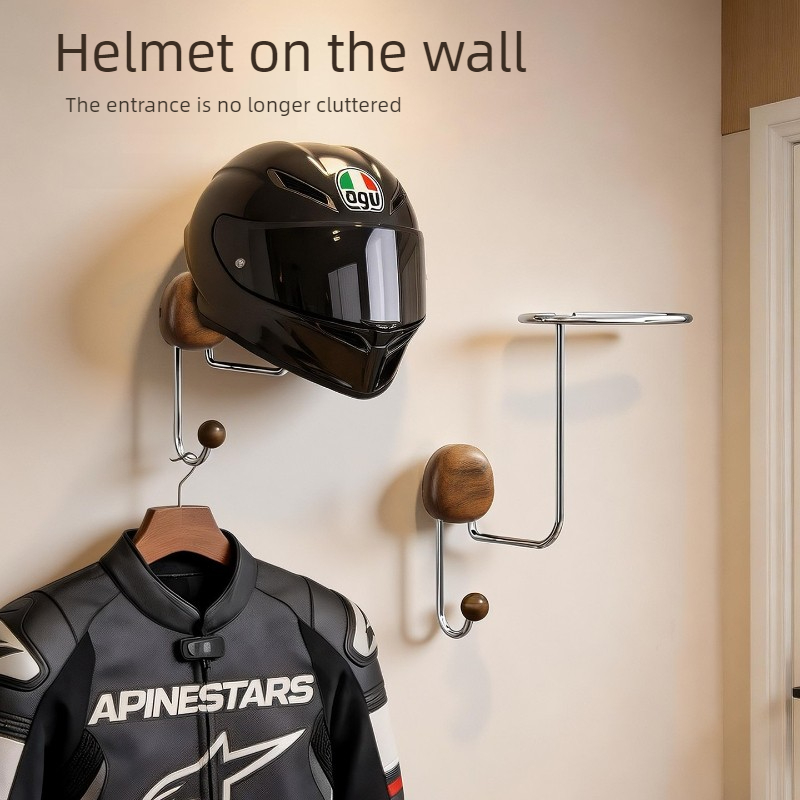 Wall Mount Helmet Storage Rack - Cycling Gear Holder 评论和价格
