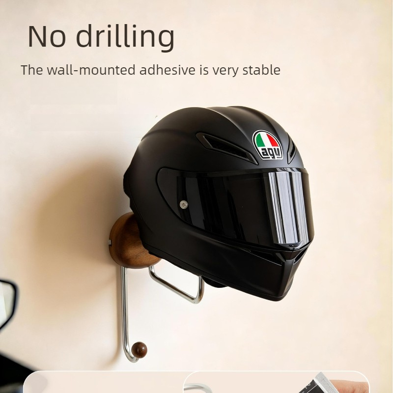 Wall Mount Helmet Storage Rack - Cycling Gear Holder 评论和价格
