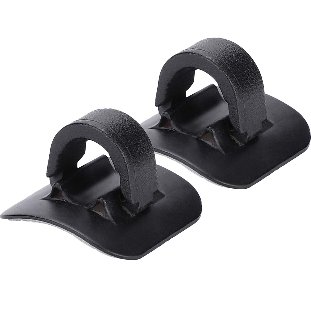 2Pcs Bike Cable Clip Black Alu - Cycling Gear Holder 评论和价格